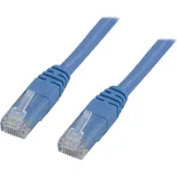Deltaco – UTP Cat6 laitekaapeli, LSZH, 0,5m, sininen (TP-60B)