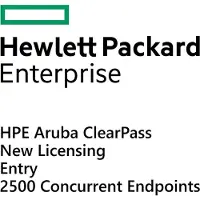 HP Hpe clearpass new licensing entry 2500 concurrent endpoints e-ltu
