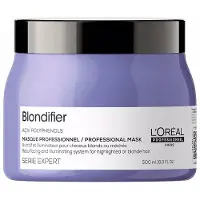 L'Oréal Serie Expert Blondifier elvyttävä ja uudistava naamio vaaleille ja raidoitetuille hiuksille 500 ml