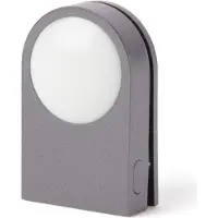 Lexon Lucie LED-klipsi, tummanharmaa/pistooli LL121X