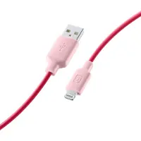 Cellularline STYLECOLOR USB-A to Lightning Cable 100cm - PINK
