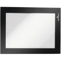 Durable Duraframe Magnetic -magneettinen A6-infokehys, 5 kpl, musta kehys