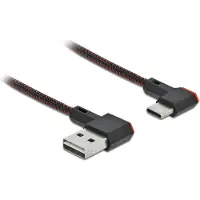 DeLOCK – EASY-USB 2.0 Cable Type-A to USB Type-C angled left/right 1m (85281)