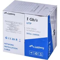 Lanberg LCU6-10CC-0305-BK, 305 m, U/UTP (UTP), Musta
