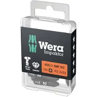 Wera Urakärki Impaktor 855/1 IMP DC; PZ1; 25 mm; 1 kpl.