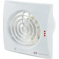 Vents Tuuletusaukot Aksiaalituuletin fi 125 230V 17W 185m3/h 32dB vakio valkoinen 125QUIET