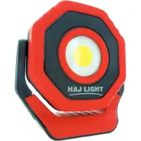 Helmuth A. Jensen Uudelleen ladattava taskutyövalo 700 lumenia, sisältää USB-laturin. 360 asteen kääntyvä magneetti.