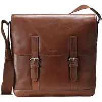 Esquire Vienna Crossbody-laukku Nahka 30.5 cm Ruskea