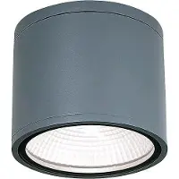 Orion LED-kattokohdevalo Sputnik IP65 Ø 14,5 cm, Alumiini/harmaa/sinkki, Alumiini, Moderni