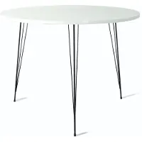 Skye Decor Sandalf ruokapöytä - kiiltävä valkoinen