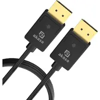 Akasa PROSLIM DisplayPort 1.4 -näyttökaapeli, 2m, musta
