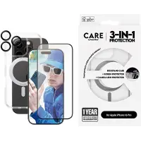 CARE by PanzerGlass CARE by  3-in-1 Ceramic Bundle iPhone 16 Pro, Apple, Apple - iPhone 16 Pro, Asennus kuivana, Naarmuuntumisenkestävä, Iskunkestävä, Läpin (B1326+2854+1282)