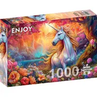 Enjoy Puzzle ENJOY Enchanted Harmony Unicorn 1000p palapeli
