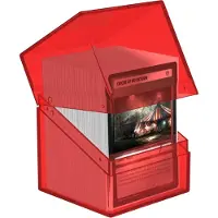 Ultimate Guard Boulder Deck Case 100+ Clear Ruby
