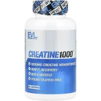 EVLution Nutrition , Creatine1000, 120 kasvis kapselia