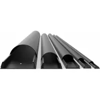 Multibrackets – M UNIVERSAL CABLE COVER BLACK 18MM-W 1100-L (7350022731226)