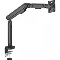 MaxMount Flexy Monitor Arm 11kg USB-Ports 17”-35” Musta - Pöytäjalka