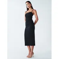 BWLDR Cocktailmekko 'RYETTE MIDI DRESS' musta