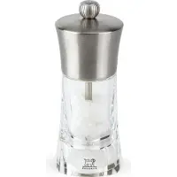 Peugeot Ouessant, Suolamylly, Läpinäkyvä, Akryyli, Ruostumaton teräs, Ruostumaton teräs, Suola, 140 mm
