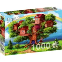 Enjoy Puzzle Palapeli "puutalot" 1000 kappaletta