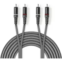 Nedis 2 x RCA uros - 2 x RCA uros stereoaudiokaapeli