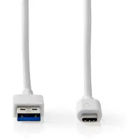 Nedis CCGW61600WT10 USB-A Uros-USB-C Uros 1.00 m USB 3.2 Gen 1 kaapeli