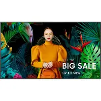 Samsung QH50C, Digitaalinen litteä infotaulu, 127 cm (50"), LCD, 3840 x 2160 pikseliä, Wi-Fi, 24/7