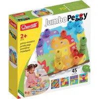 Quercetti Pin mosaiikki - Jumbo Peggy - 45 Osaa - 2271 - - OneSize - Lelut