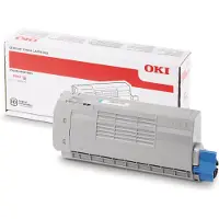 OKI 44318607 Korkea kapasiteetti -laservärikasetti, cyan