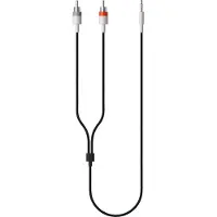 Teenage Engineering field textile cable 3.5 to 2 x RCA, 1,2m