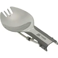 Esbit Foldable titanium 2 in 1 cutlery spork lusikka/haarukka