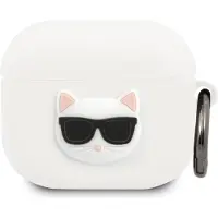Karl Lagerfeld case for APPLE Airpods 3 KLACA3SILCHWH white ()