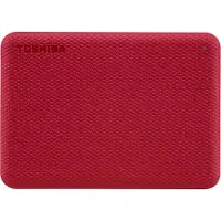 Toshiba Canvio Advance, 2 TB, 2.5", 2.0/3.2 Gen 1 (3.1 Gen 1), Punainen (HDTCA20ER3AA)