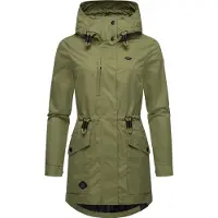 Ragwear Toiminnallinen takki 'Alysa' oliivi / musta