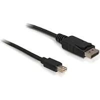 DeLOCK Mini DisplayPort 1.2 -kaapeli, mini DisplayPort uros - DisplayPort uros, 4K, 2 m