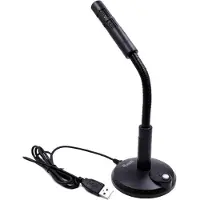 Equip 245340, Pöytämikrofoni, -47 dB, 100 - 16000 Hz, 2200 Ω, Langallinen, USB