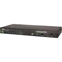 Aten KVM-kytkin, 1 pääte ohjaa 16 konetta, OSD, 19", USB & PS/2