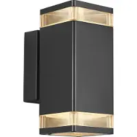 Nordlux Ulkoseinävalaisin Nordlux Elm 23,5 cm ylös/alas musta