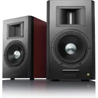 Edifier Airpulse A300 -aktiivikaiuttimet, Bluetooth 5.0, kirsikkapuu/musta