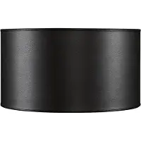 Artwood Lampunvarjostin Cylinder Medium Leather Black