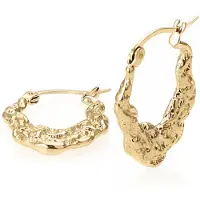 Sistie Xenia X 2Nd - Earrings Meidum Gold-Plated - Gold - ONE SIZE