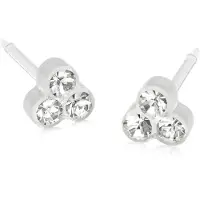 Blomdahl Medical Plastic Clover 6 mm Crystal
