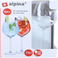 Alpina Gin&Tonic-lasi 4-pakkaus - 73cl