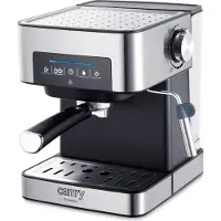 Camry CR 4410 -espressokone, 1,6 l, musta ja ruostumaton teräs