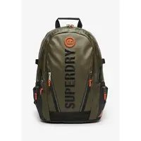 Superdry for woman. W9110391A Canvas backpack with green embroidery (OSFA), Casual, Polyester