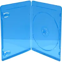 MediaRange BOX39-50, Blu-ray-kotelo, 1 levyt, Sininen, Läpinäkyvä, Muovi, 120 mm, Pölynkestävä, Naarmuuntumisenkestävä