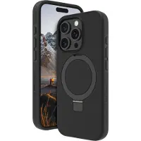 dbramante1928 Iceland Ultra D3O MagSafe Kickstand -suojakotelo, iPhone 16 Pro Max, musta