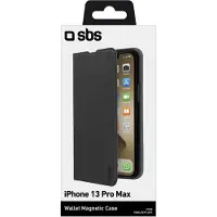 SBS Book Wallet Lite Case for iPhone 13 Pro Max - Black
