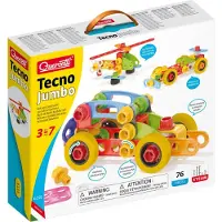 Quercetti Alus - Rakenna itse - Techno Jumbo - 72 Osaa - 06155 - - OneSize - Autot