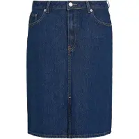 Tommy Hilfiger Dnm Knee Straight Skirt Rw Ace - Blue - 34